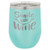 Teal - Polar Camel 12 Oz Vacuum Insulated Stemless Wine Glass W/Lid