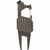 Black Nickel Blank Back View - Golf n' Brew 2-Prong Divot Repair Multi-Tool