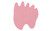 Pink Blank - 4" Econo Compressed Paw Sponge