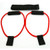 Red  Blank - Exercise Resistance Band Set for Pilates Gym Indoor