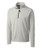 Silver - Clique Summit Performance Fleece Half Zip Mens Pullover Jacket
