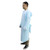 Blue Blank - Waterproof Disposable Plastic Isolation CPE Gowns