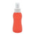 Orange Blank - 3 Oz. Silicone Empty Spray Bottle for Alcohol Disinfectant