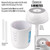White Diagram Logo - Self-Cleaning Uv-C Humidifier