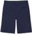 Dark Navy Blue Blank - Classroom Uniforms - Girls' Low Rise Shorts