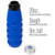 Blue Logo - The Whirlwind 20 Oz. Collapsible Silicone Water Bottle