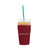 Burgundy Branded - Large Iced Coffee Cooler