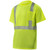 Hi Viz 3.8 oz. Polyester Class 2 Segmented Tape Safety T-Shirt with Pocket