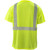 Hi Viz 3.8 oz. Polyester Class 2 Segmented Tape Safety T-Shirt with Pocket