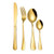 24pcs Golden Cutlery Set (direct import)