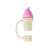 Pink - 10mm Ice Cream Style Silicone Straw Topper