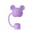 Purple - Reusable Silicone Straw Covers