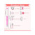 Breast Cancer Awareness Ribbon Pen kits(30pcs)