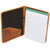 Tan - Salt River Canyon Leather Padfolio Meeting Folder
