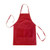 Red Blank - Butcher Style Cotton Twill Apron
