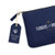 Alternate - Avery Cotton Zippered Pouch - Navy Blue