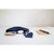 Alternate - Avery Cotton Zippered Pouch - Navy Blue