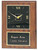 Rectangle Wall Clock with Cherry Finish, 9"x12"