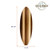 Dark Brown/Brown/Beige Blank - Rock & Branch® Shiplap Series Surfboard Cutting & Serving Board