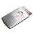 Finger Dispensing Stainless Steel Business Card Case w/ Holder