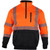 Hi Viz Class 3 Color Block 2" Segmented Tape Safety Quarter Zipper With Pockets