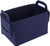 Dark Blue Blank - Foldable Felt Storage Basket