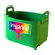 Green Logo - Foldable Felt Storage Basket
