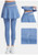 Women's Skirted Legging Yoga Legging with Skirts & Women Tennis Leggings Clothes