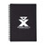 Black Logo - Rubber Spiral Notebook