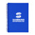 Blue Logo - Rubber Spiral Notebook
