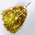 Gold Logo - Plastic Pom Pom