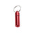 Red - Pill & Earplug Storage Bottle Container Keychain