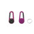 Pink - Compass Carabiner w/Key Ring