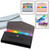Leather Weekly Pill Organizer w/ Color-Coded Compartments