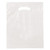 Clear Blank - Die Cut Fold-Over Reinforced Plastic Bag (15"x19"x3")