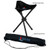 7043 BLACK Colorbrite - Folding Tripod Stool With Carrying Bag