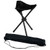 7043 BLK Blank - Folding Tripod Stool With Carrying Bag