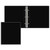Black Blank - Junior 1.5" Round Ring Vinyl Binder