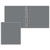 Gray Blank - Junior 1.5" Round Ring Vinyl Binder