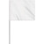 1-Color 4" x 5" Custom Vinyl Marking Flag with 18" Wire