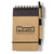 Natural Tan/Black Logo - Eco Mini Jotter & Pen