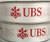 White Logo - Single Face Satin Ribbon (7/8").