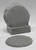 4-Pc Round Chiseled Edge Coaster Set w/Base