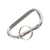 Silver - 2 3/8" Carabiner (6CM)