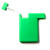 Green Blank - 20ml Plastic Perfume Spray Bottle w/Slid