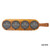 Slate/Acacia Wood Drink Server with Handle, 18-1/2"x4-1/4"