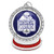 Spinner Snow Globe Holiday Ornament