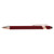 Red - Stylus-4562 Soft Touch Ballpoint Pen with Rose Gold Accents