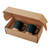 Hunter Green Blank - 11 Oz. Ceramic Mugs w/Removable Bamboo Coaster Gift Set