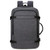 Dark Gray - Large Travel Backpack With USB Port